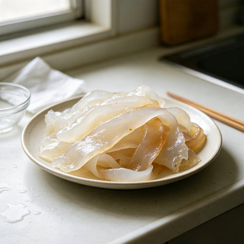 Fresh Chilled Jellyfish Salad Slices