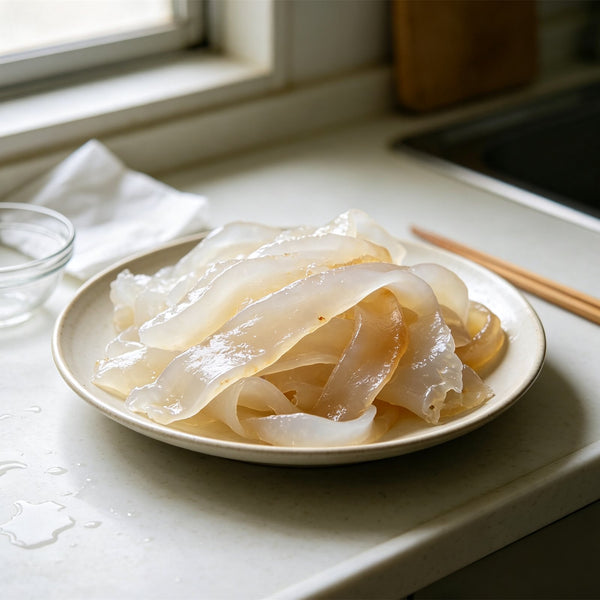Fresh Chilled Jellyfish Salad Slices