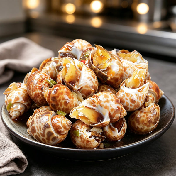 Fresh Spotted Babylon Sea Snails