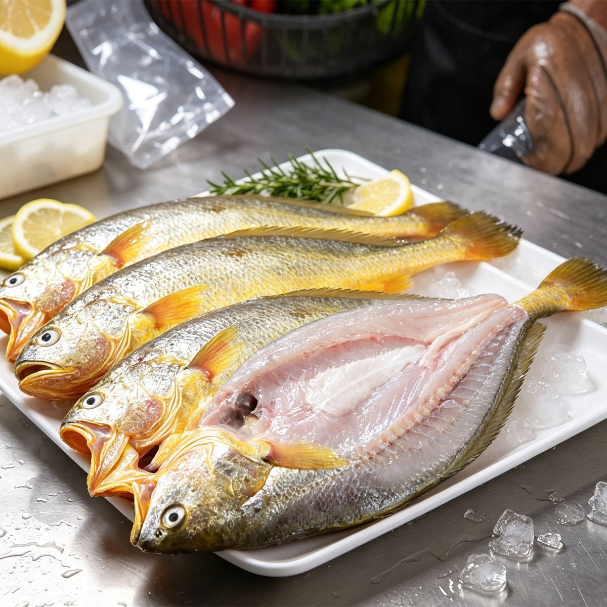 Fresh Whole Yellow Croaker Fish