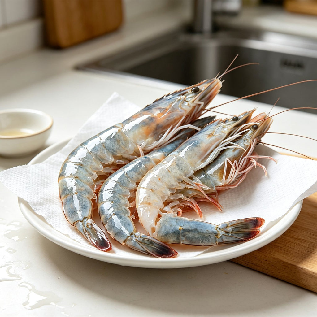 Fresh Large Whole Raw Prawns