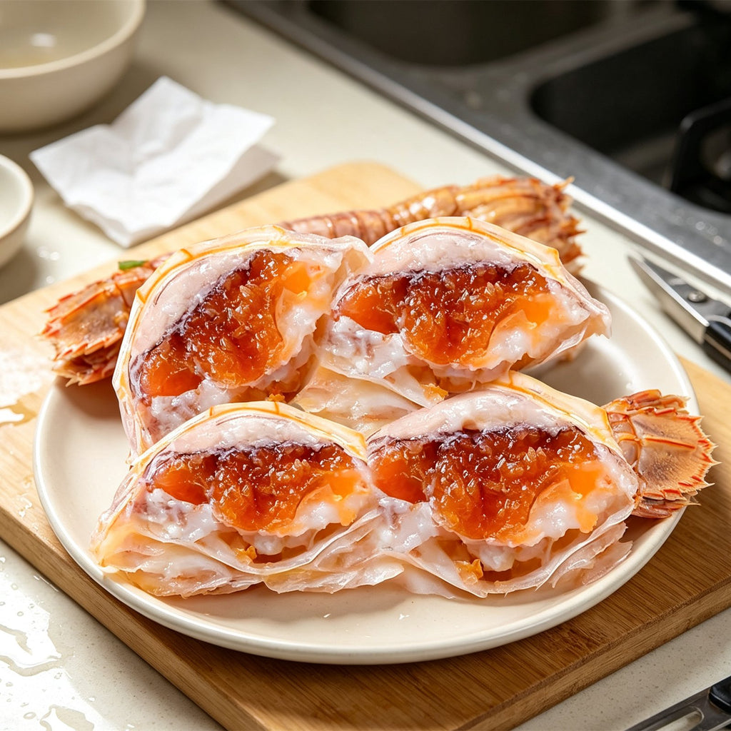 Fresh Mantis Shrimp With Roe